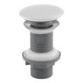 Isvea - Bonde de lavabo Click-Clack INFINITY Ø 7,2 cm blanche