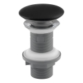 Isvea - Bonde de lavabo Ø 7,2 cm noir mat