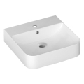 Isvea - Lavabo à poser/à suspendre SOTT AQUA 50x50 cm céramique/blanc