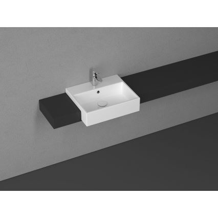 Isvea - Lavabo semi-encastré PURITY 50x42 cm céramique/blanc