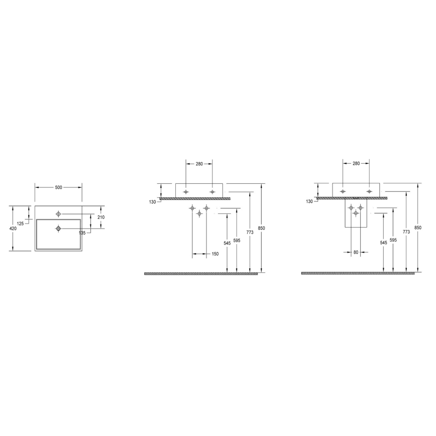 Isvea - Vasque à poser PURITY 50x42 cm céramique/blanc