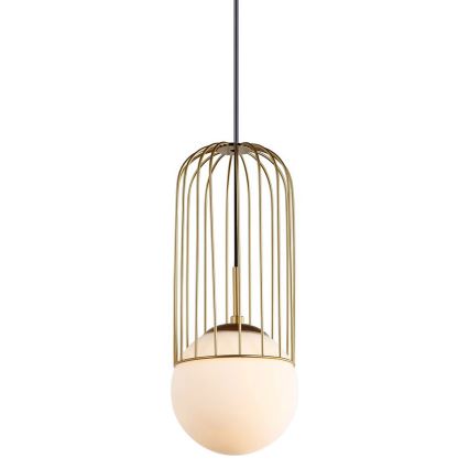 ITALUX - Suspension filaire MATTY 1xE27/40W/230V 100 cm doré