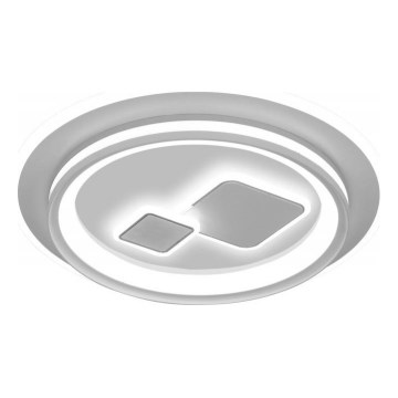ITALUX - Plafonnier LED dimmable PARCO LED/55W/230V 3000-6500K Ø 50 cm blanc + télécommande
