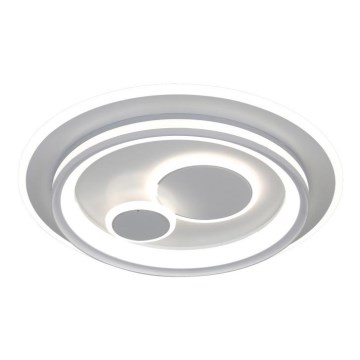 ITALUX - Plafonnier LED dimmable PARCO LED/55W/230V 3000-6500K Ø 50 cm blanc + télécommande