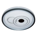 ITALUX - Plafonnier LED dimmable PORTA LED/40W/230V 3000-6500K Ø 50 cm noir + télécommande