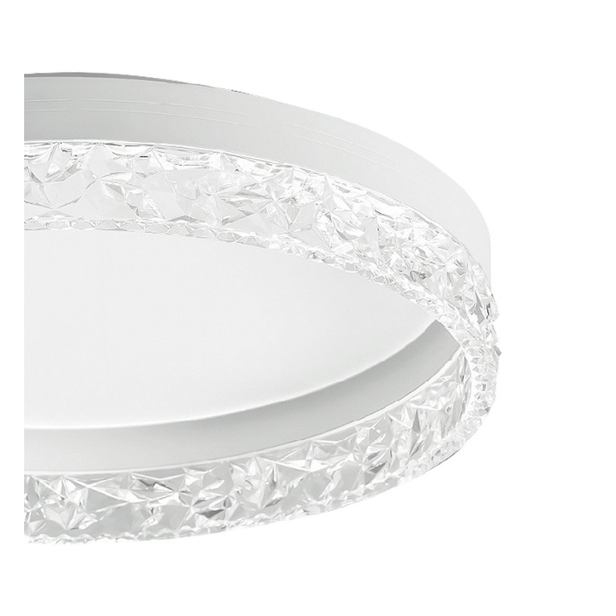 ITALUX - Plafonnier LED dimmable RANTE LED/58W/230V 3000–6500K Ø 50 cm blanc + télécommande