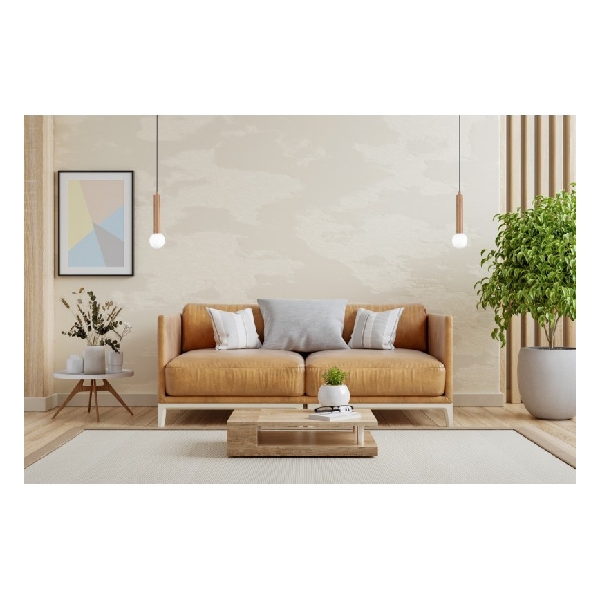ITALUX - Suspension sur câble FILANO 1xG9/5W/230V marron