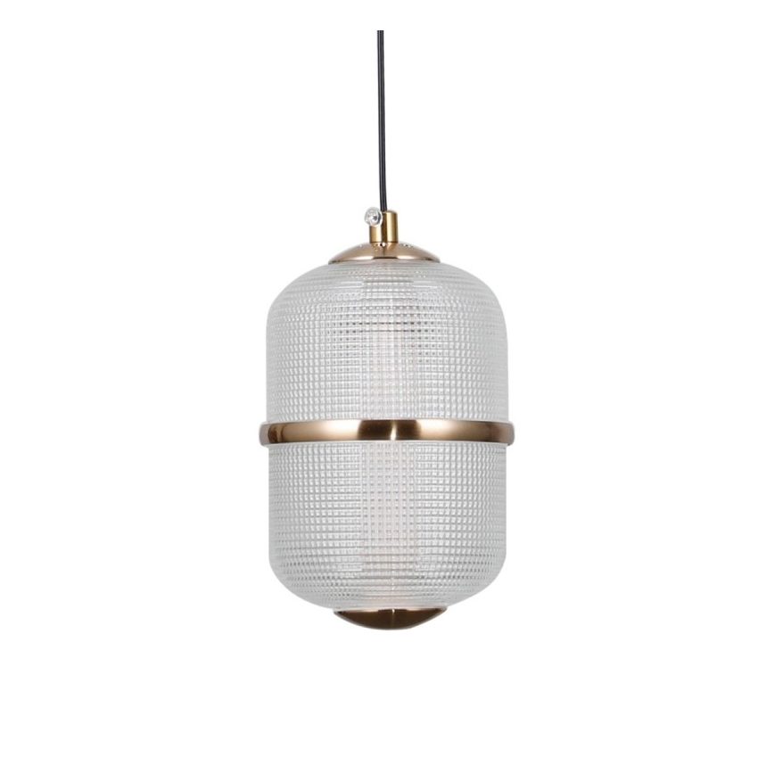 ITALUX - Suspension LED sur câble ALANI 5xLED/5,6W/230V 3000K noir/doré