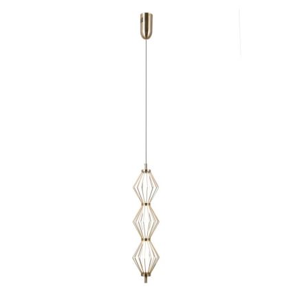ITALUX - LED Suspension sur câble SEVILLA LED/15W/230V 3000K dorée