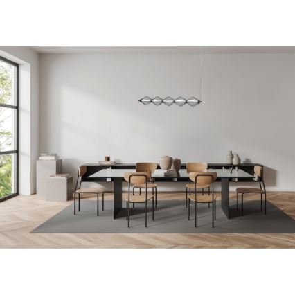 ITALUX - Suspension LED sur câble SEVILLA LED/25W/230V 3000K noire