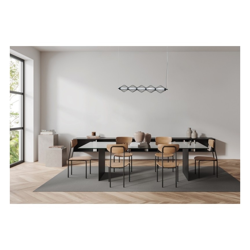 ITALUX - Suspension LED sur câble SEVILLA LED/25W/230V 3000K noire