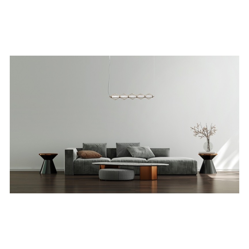 ITALUX - Suspension LED sur câble SEVILLA LED/25W/230V 3000K dorée