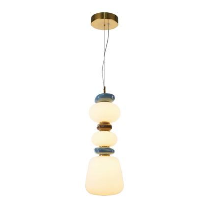 ITALUX - Suspension EVANS LED sur câble 15W/230V 3000K doré/bleu