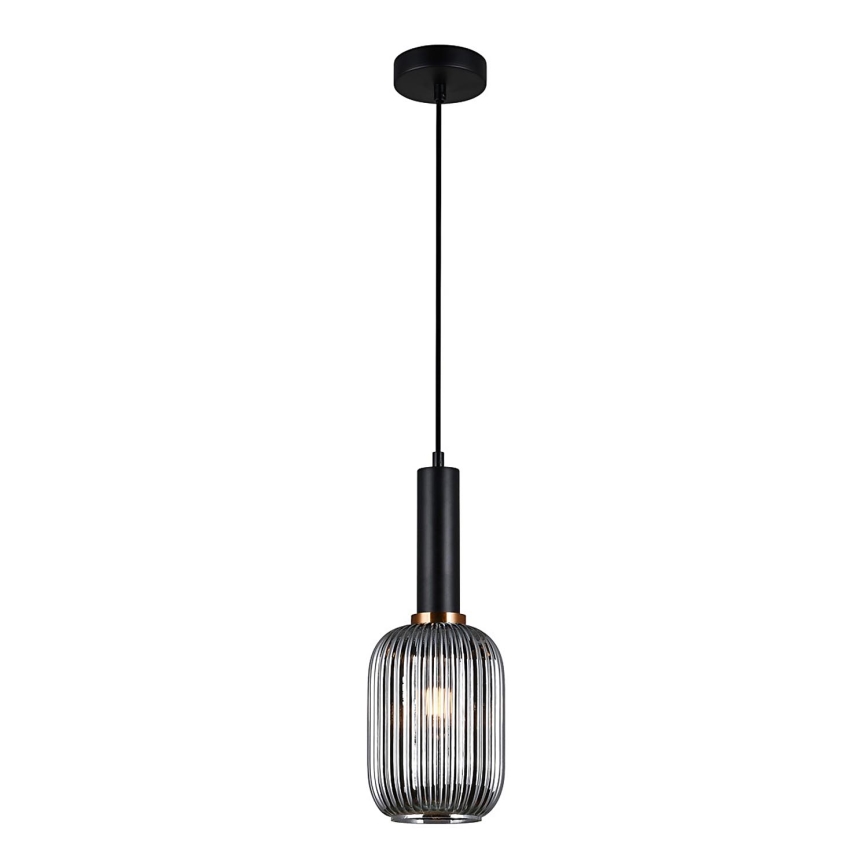 ITALUX - Suspension filaire ANTIOLA 1xE27/40W/230V d. 15 cm noir