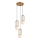 ITALUX - Suspension filaire MATTY 3xE27/40W/230V doré