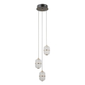 ITALUX - Suspension LED sur câble ALANI 3xLED/5W/230V 3000K noir/doré