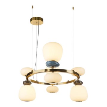 ITALUX - Suspension LED sur câble EVANS LED/33W/230V 3000K doré/bleu/marron