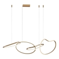 ITALUX - Suspension LED sur câble FONTE LED/60W/230V 3000/4000/6000K dorée