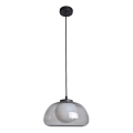 ITALUX - Suspension sur câble AINALE 1xG9/7W/230V noir/noir fumé