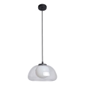 ITALUX - Suspension sur câble AINALE 1xG9/7W/230V noir/transparent