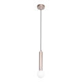 ITALUX - Suspension sur câble FILANO 1xG9/5W/230V or rose