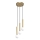 ITALUX - Suspension sur câble FILANO 3xG9/5W/230V dorée