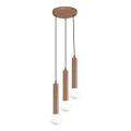 ITALUX - Suspension sur câble FILANO 3xG9/5W/230V marron