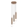 ITALUX - Suspension sur câble FILANO 3xG9/5W/230V marron