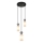 ITALUX - Suspension sur câble SANTOS 3xG9/40W/230V noir