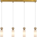 ITALUX - Suspension sur câble SANTOS 4xG9/40W/230V dorée