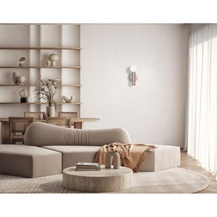 ITALUX - Applique murale FILANO 1xG9/5W/230V or rose