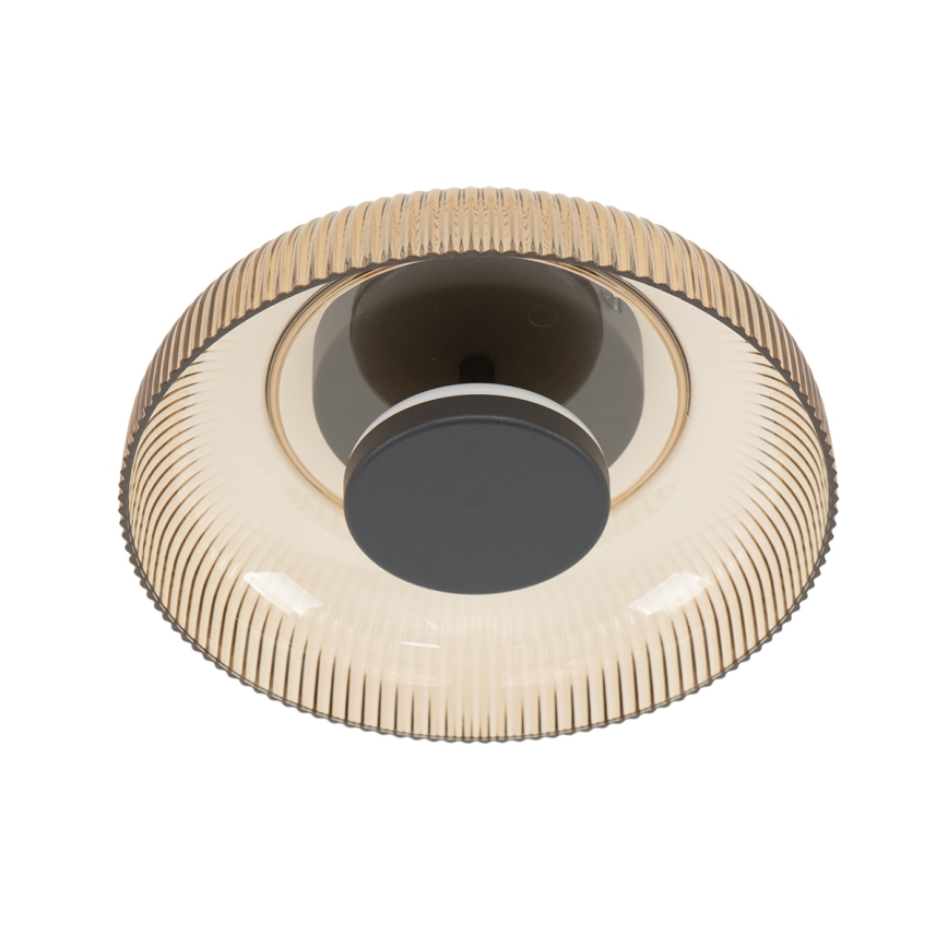 ITALUX - Plafonnier LED PASSO LED/8W/230V 3000K Ø 25 cm beige fumé