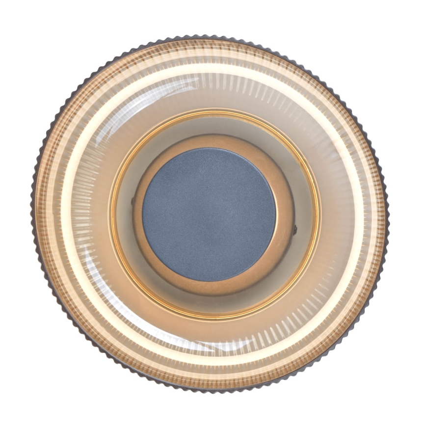 ITALUX - Plafonnier LED PASSO LED/8W/230V 3000K Ø 25 cm beige fumé