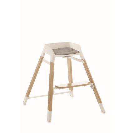 Jané - Chaise de repas pour enfants 3en1 grise WOODY