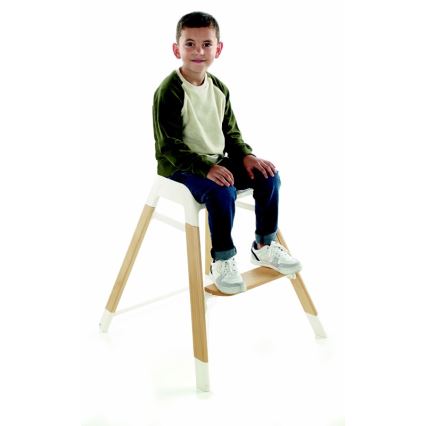 Jané - Chaise de repas pour enfants 3en1 grise WOODY