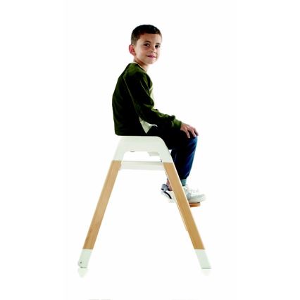 Jané - Chaise de repas pour enfants 3en1 grise WOODY