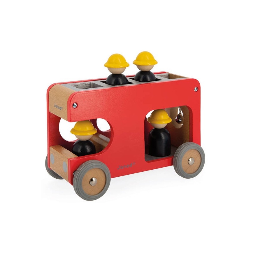 Janod - Camion de pompier en bois BOLID