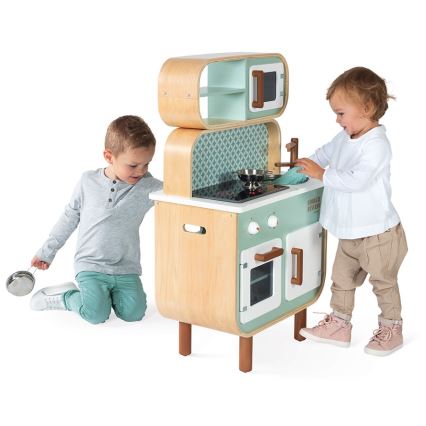 Janod - Cuisine en bois 2en1 REVERSO