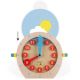 Janod - Horloge en bois pour enfant LEARNING TOYS