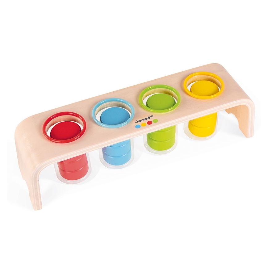 Janod - Jouet interactif en bois MONTESSORI 22 pcs