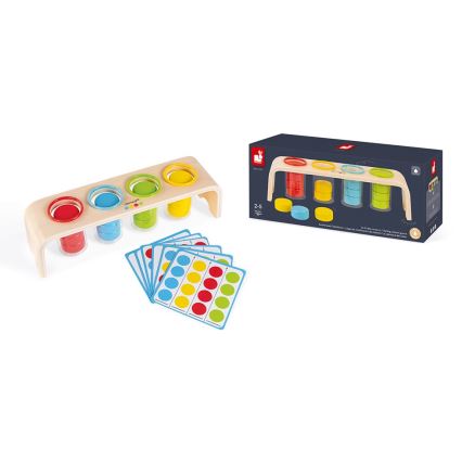 Janod - Jouet interactif en bois MONTESSORI 22 pcs