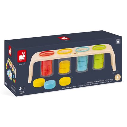 Janod - Jouet interactif en bois MONTESSORI 22 pcs