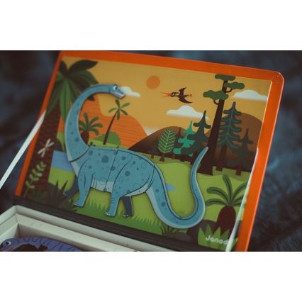 Janod - Kit interactif magnétique MAGNETIBOOK dinosaures