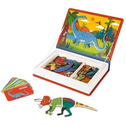 Janod - Kit interactif magnétique MAGNETIBOOK dinosaures