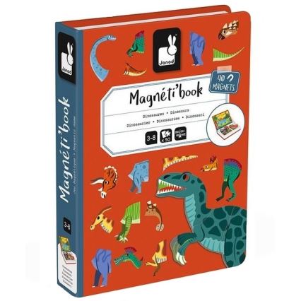 Janod - Kit interactif magnétique MAGNETIBOOK dinosaures