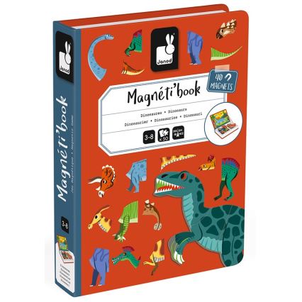 Janod - Kit interactif magnétique MAGNETIBOOK dinosaures