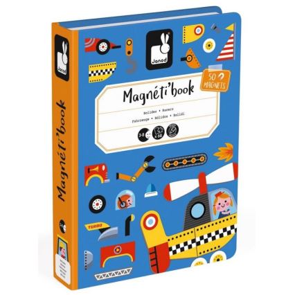 Janod - Kit interactif magnétique MAGNETIBOOK moyens de transport