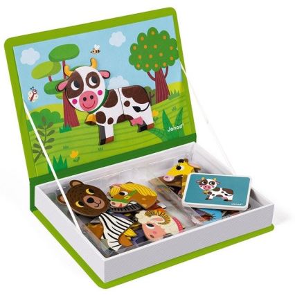 Janod - Kit magnétique interactif MAGNETIBOOK animaux