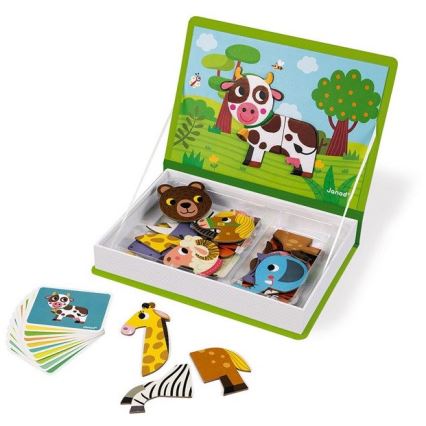 Janod - Kit magnétique interactif MAGNETIBOOK animaux