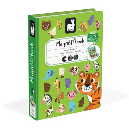 Janod - Kit magnétique interactif MAGNETIBOOK animaux